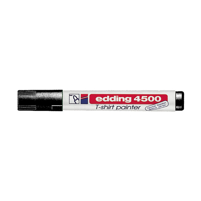 Rotulador Edding 4500 para tela negro