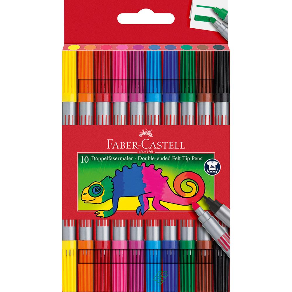 Rotulador doble punta 40 colores Faber-Castell :: Faber castell
