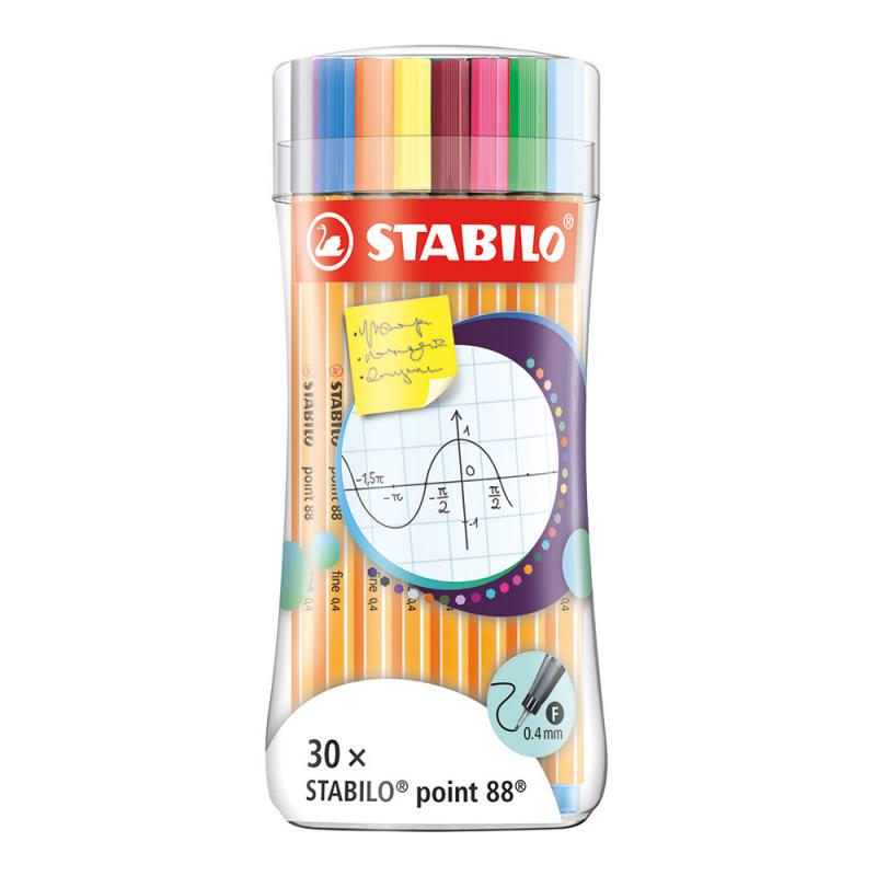 Stabilo Point 88 Sleeve pack 30 colores