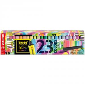 Stabilo Boss set de mesa 23 colores 50 aniversario