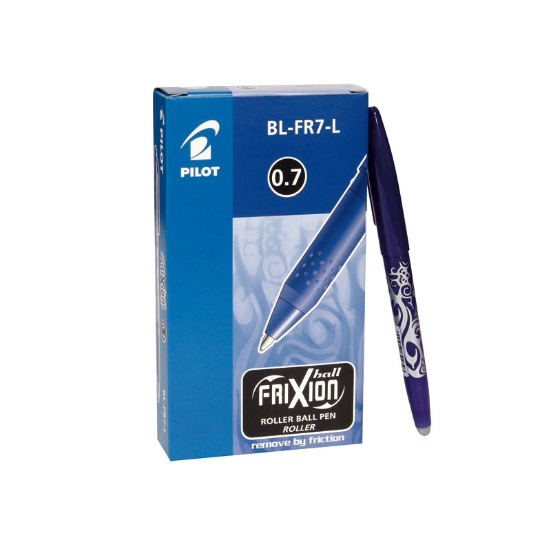 Bolígrafo Pilot Frixion color azul caja de 12 unidades