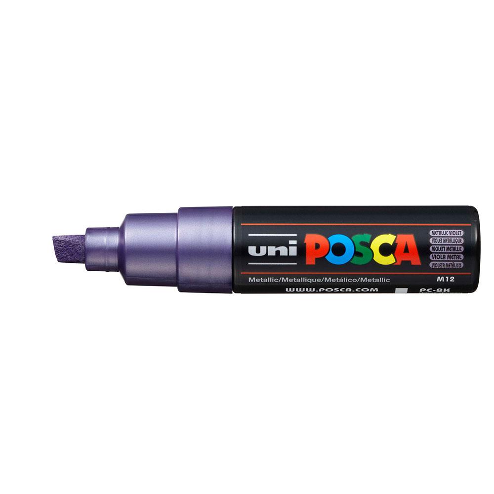 Rotulador Posca PC8K violeta metálico. Unidad. Uniball :: Uniball ::  Papelería :: Dideco
