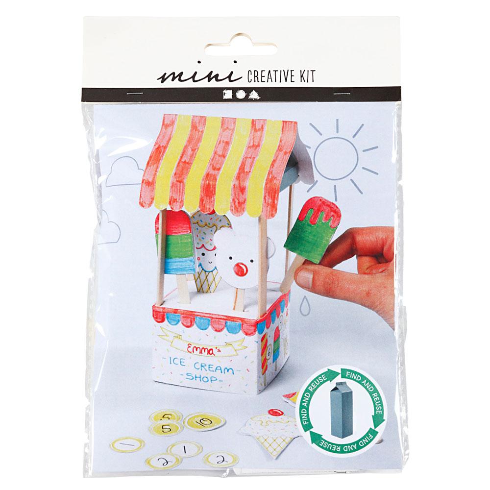 Mini kit crea heladería con cartón de leche
