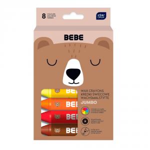 Ceras jumbo 8 colores animalitos BEBE Friends