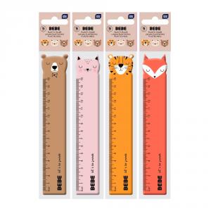 Regla 15cm animalito BEBE Friends modelo surtido