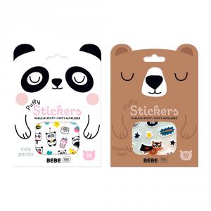 Set 50 pegatinas 3D Puffy stickers BEBE Friends