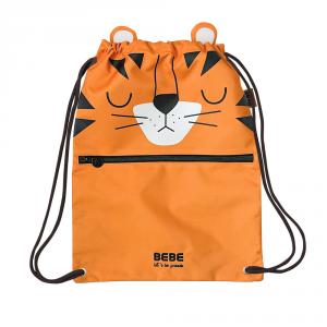 Bolsa saco tigre BEBE Friends con bolsillo exterior