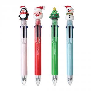 Bolígrafo 6 colores en 1 motivos navideños, unidad. Modelos surtidos