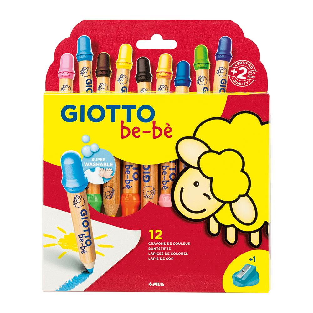 Lápiz Giotto Bebé 12 colores :: Fila :: Papelería :: Dideco