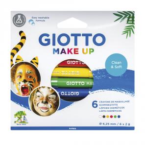 Lápiz maquillaje Giotto 6 colores