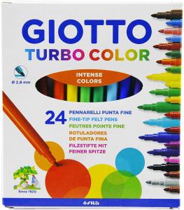 Rotulador 24 colores Turbo Color Giotto