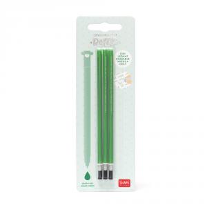 Recambio bolígrafo gel borrable verde 3 unidades Legami