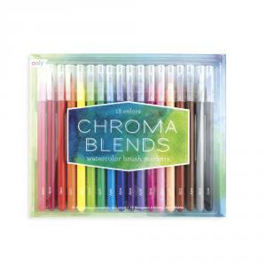 Rotuladores con punta pincel Chroma Blends (18 colores)
