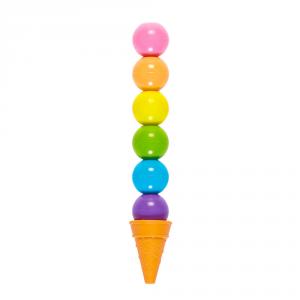 Ceras rainbow scoops apilables 6 colores