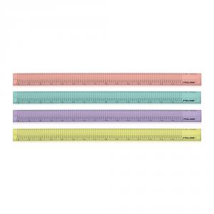Regla triangular 15cm serie New Look color surtido Milan