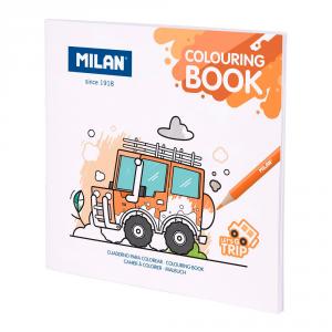 Cuaderno para colorear Lets go trip Milan