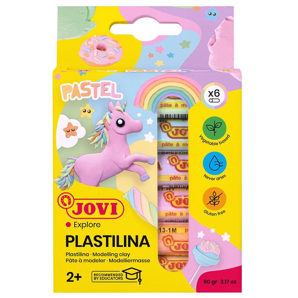 Plastilina Jovi pastel 6 colores