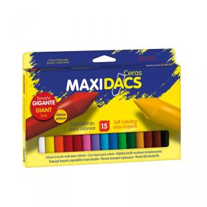 Cera 15 colores Maxi Dacs