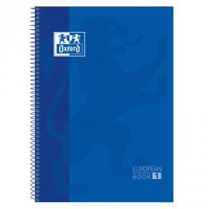Bloc Europeanbook A4 color azul marino cuadro 5x5 y 80 hojas