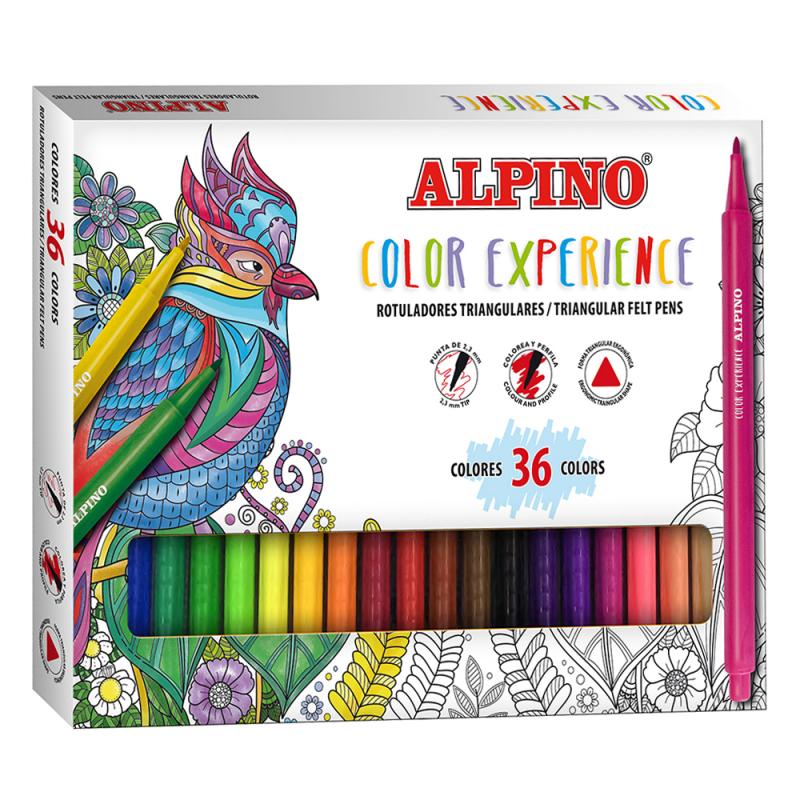 Rotulador Alpino Color Experience 36 colores