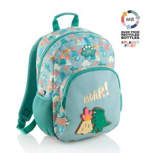 Mochila doble London Dino Roar reciclada 25,5x16x35cm