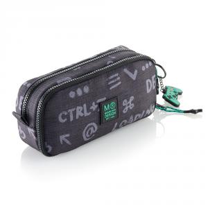 Portatodo doble organizador Game Over reciclado 21x7x11cm