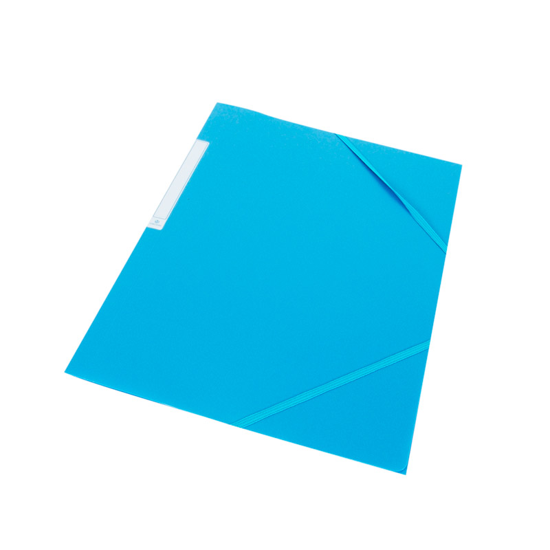 Carpeta solapas folio azul