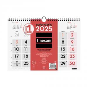 Calendario pared números grandes M 2025