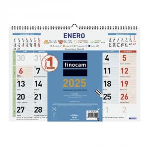 Calendario pared color L mixto 2025