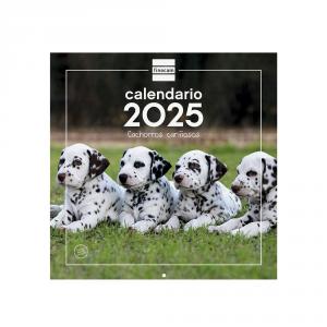 Calendario pared 30x30 cachorros 2025