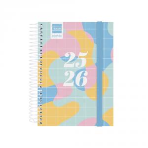 Agenda espiral octavo secundaria Art 2025-2026 día página
