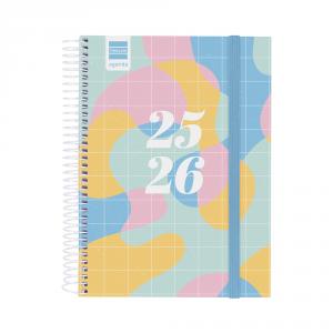 Agenda espiral cuarto secundaria Art 2025-2026 día página