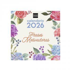 Calendario pared 30x30x 2026 frases motivadoras