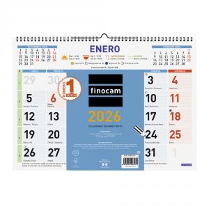 Calendario pared color mixto L 2026