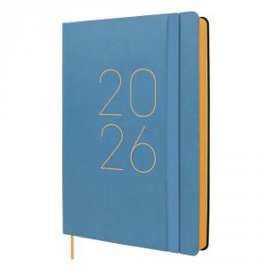 Agenda lisa FA5 azul 2026 día página
