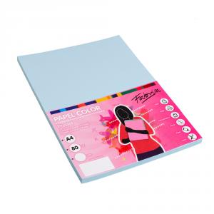 Papel A4 azul claro 100 hojas 80gr.