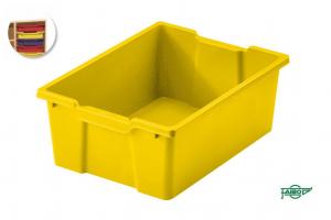 Cubeta 42x31x14,8cm amarillo