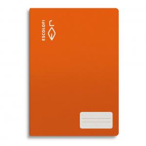 Cuaderno cuarto color naranja pauta Montessori 5mm 32 hojas