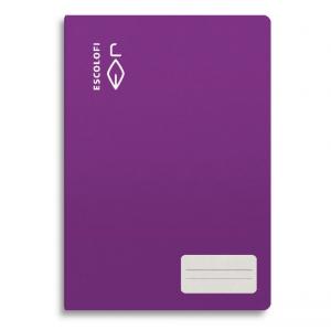 Cuaderno cuarto color violeta pauta Montessori 5mm y 32 hojas