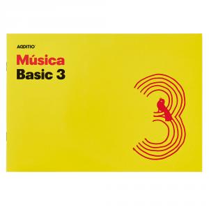Cuaderno de música Additio Basic 3 pentagramas