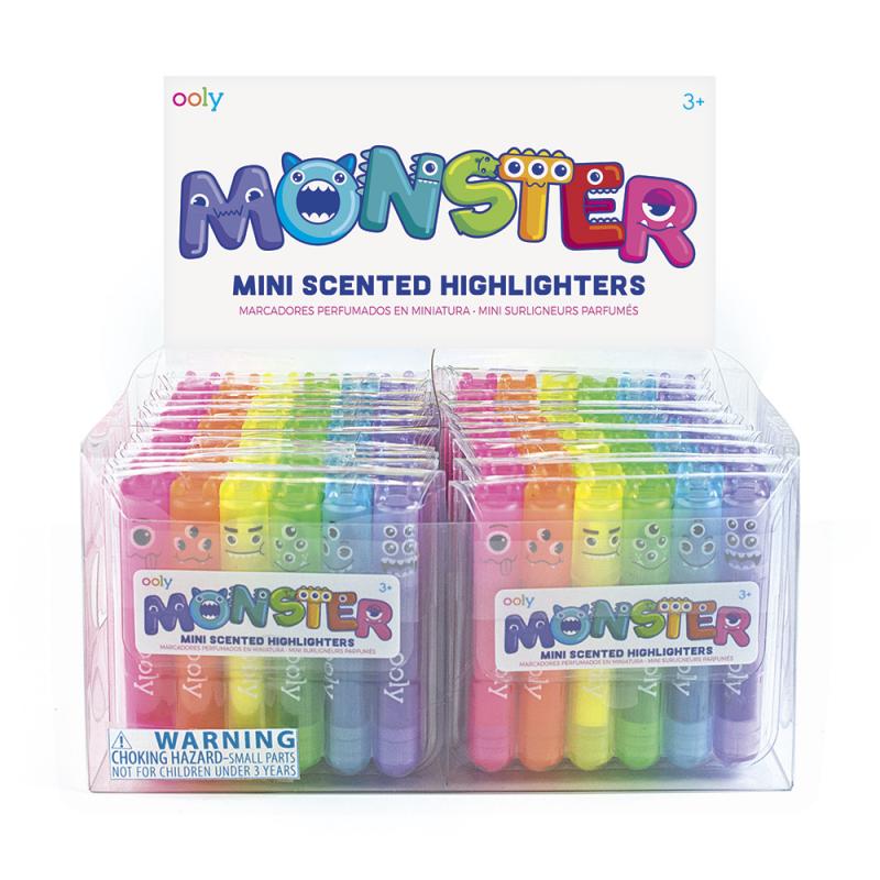 Mini marcador Monster olor frutas (6 colores)