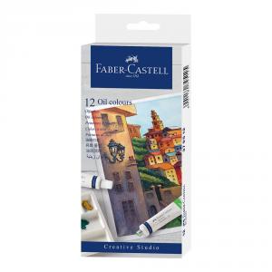 Set óleo Faber Castell 12 colores tubo 9ml