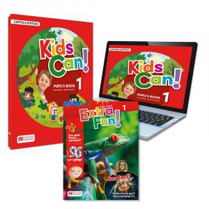 KIDS CAN! 1 Pupil s Book & ExtraFun: libro del alumno versión MAYÚSCULA impreso