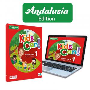 KIDS CAN! Andalucia 1 Pupil´s Book: libro de texto de inglés impreso con acceso