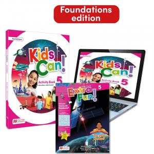 KIDS CAN!  Foundations 5 Activity Book, ExtraFun & Pupil s App: con acceso a la