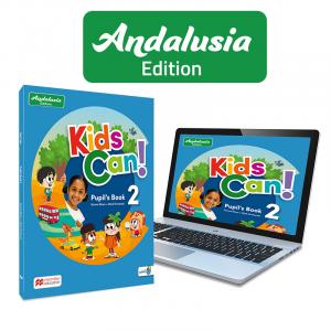 KIDS CAN! Andalucia 2 Pupil´s Book: libro de texto de inglés impreso con acceso