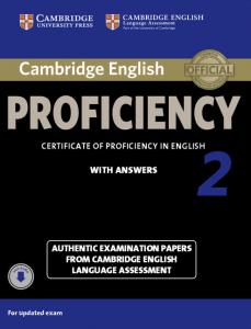 Cambridge English Proficiency 2 Student s Book with Answers with Audio