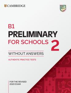 B1 Preliminary for Schools 2 Student s Book without Answers