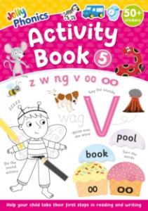 Jolly Phonics Activity Book 5 : in Precursive Letters