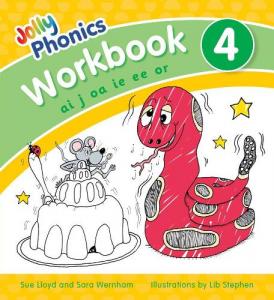 JOLLY PHONICS WORKBOOK 4 PRECURSIVE LETTERS